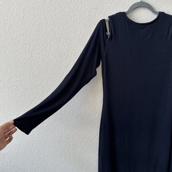 Bailey 44 Muriel Cut Out Shoulder Soft Stretch Jersey Sheath Dress Size Large - Picture 7 of 7